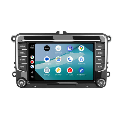 Apple CarPlay & Android Auto Autoradio voor VW, Seat & Skoda - 7" QLED, DAB+, 64GB, GPS - AVN-R570