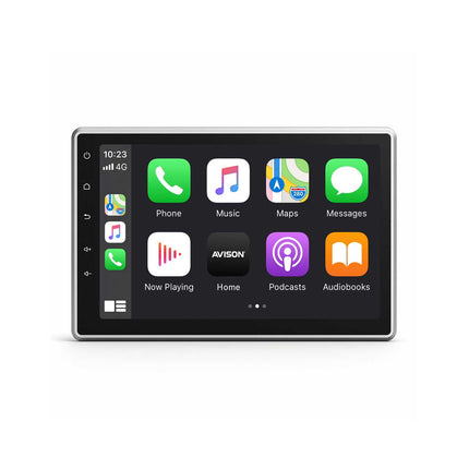 Universal 1-DIN Car Stereo with 10.1” QLED Display | CarPlay | Android Auto | Bluetooth | Linux