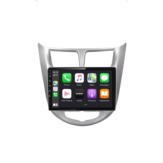 Navigatie voor Hyundai Accent 2010-2017 | CarPlay | Android Auto | WIFI | Bluetooth | QLED | XR4
