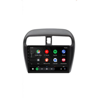 Navigation för Mitsubishi Mirage & Space Star | CarPlay | Android Auto | WIFI | Bluetooth | QLED | XR4