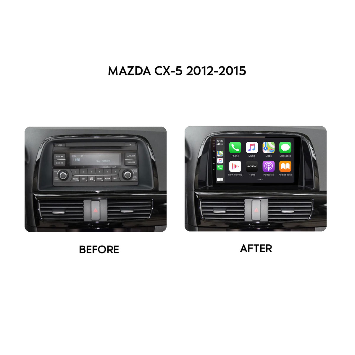 Navigation für Mazda CX5 2012-2015 | Carplay | Android Auto | DAB | Bluetooth | XR4
