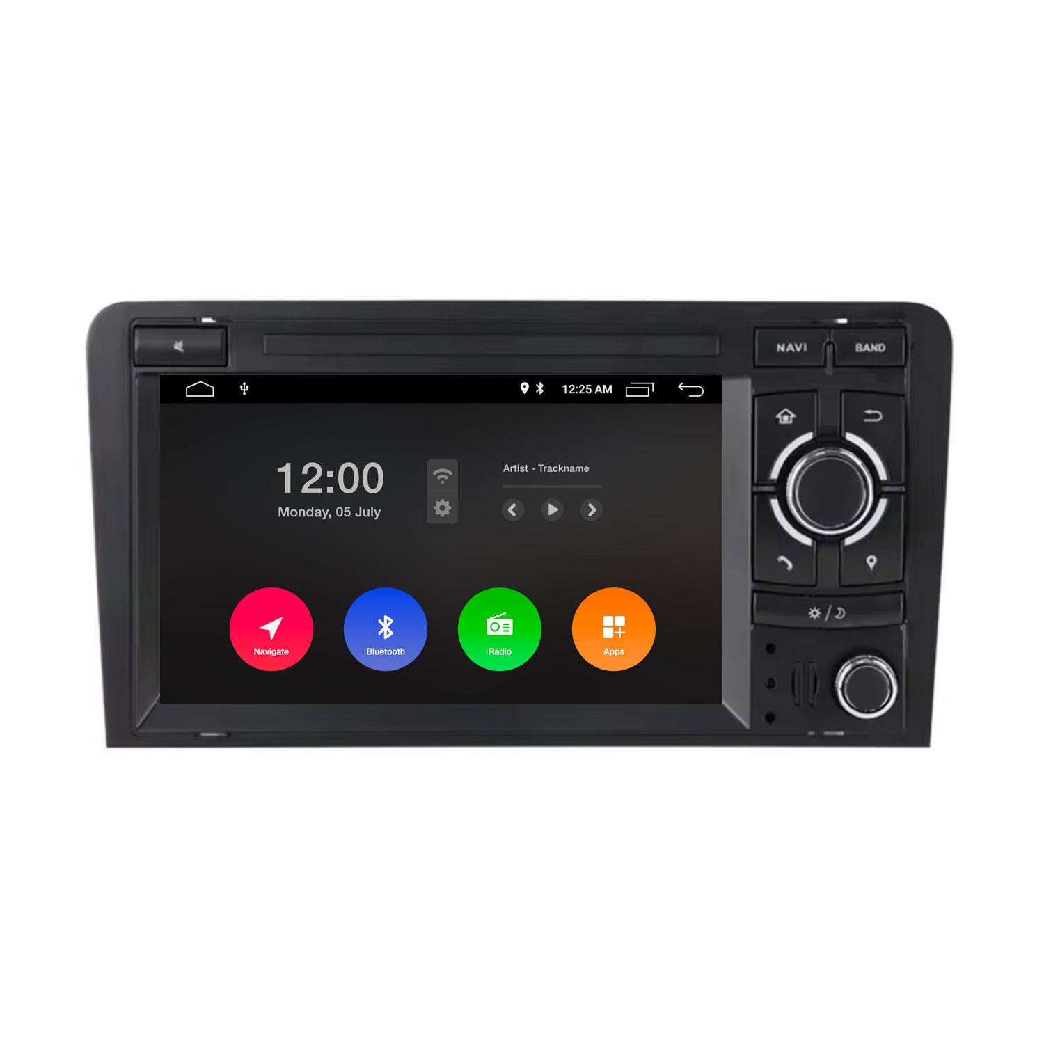 2+64GB Android Radio With Carplay, Navi, Bluetooth, DAB – For Audi A3 8P 2003-2013