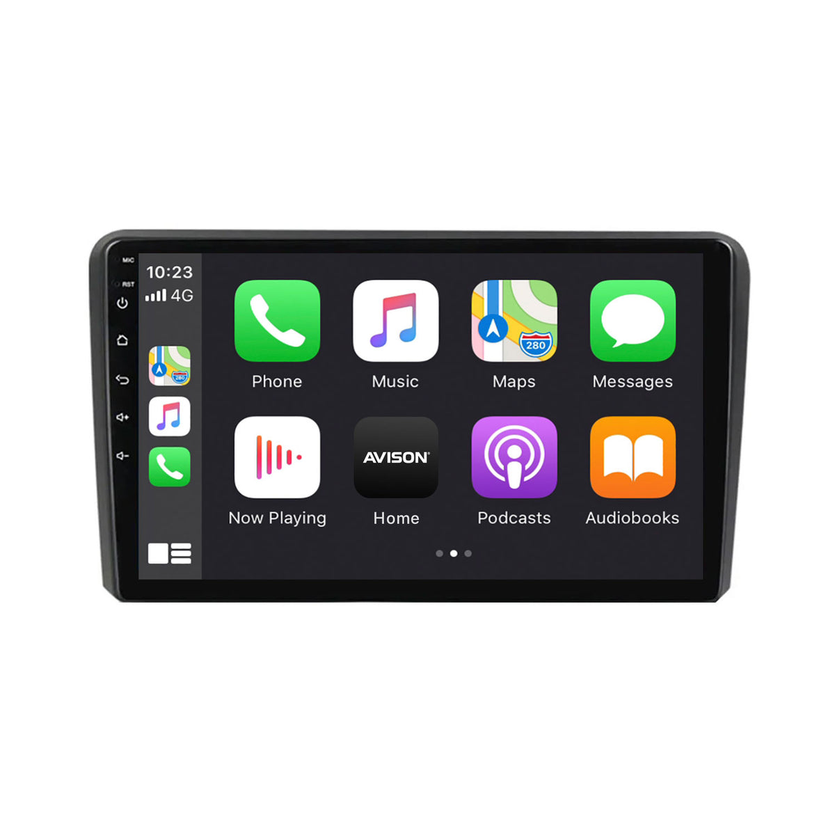 Navigatie voor Audi A3 met 9 inch scherm | Carplay | Android Auto | DAB | Bluetooth | 64 GB