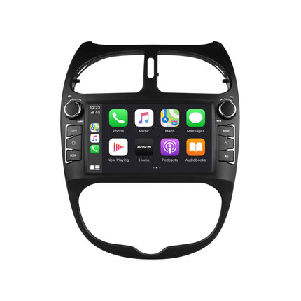Navigation til Peugeot 206 206CC | Carplay | Android | DAB | Bluetooth