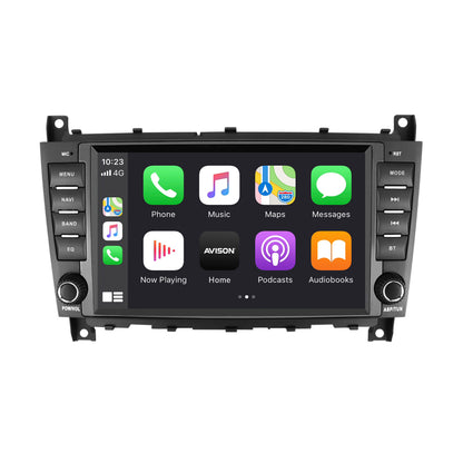 Navigation für Mercedes W203 W209 CLS CLK | Carplay | Android | DAB | Bluetooth
