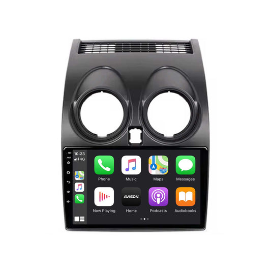 Navigation pour Nissan Qashqai J10 | Carplay | Android | DAB+ | Bluetooth | WIFI | XR4