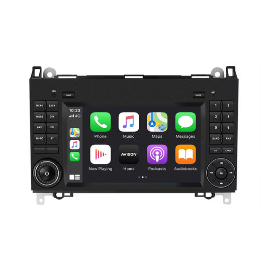 Navigation pour Mercedes 7" | Carplay | Android Auto | DAB+ | Bluetooth
