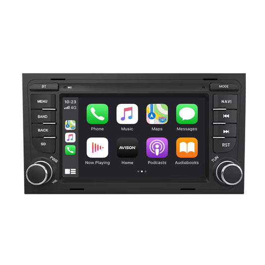 Navigatie voor Audi A4 | CarPlay | Android Auto | DAB+ | Bluetooth | WIFI