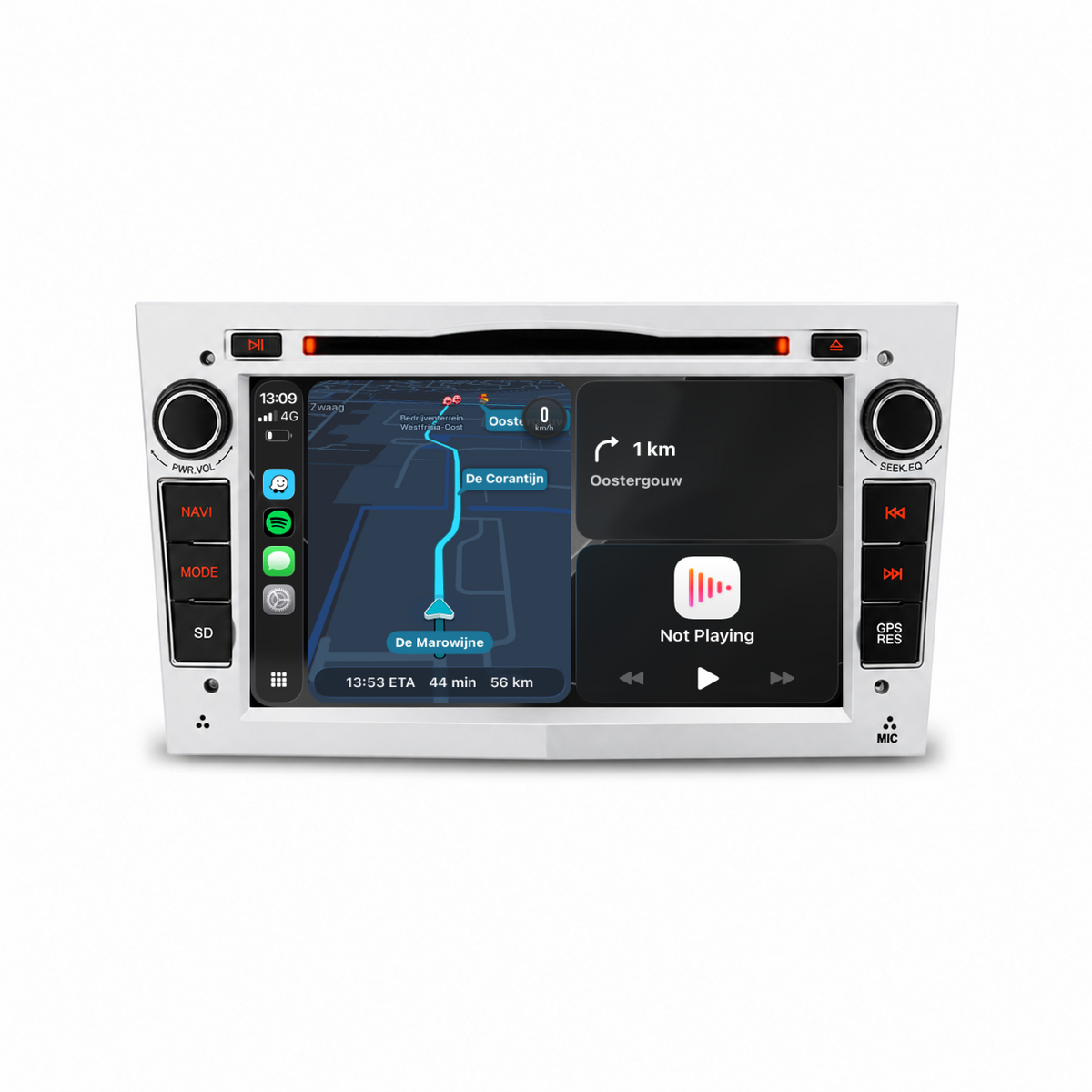 Navigation for Opel Silver 7" | Carplay | Android | DAB+ | Bluetooth | WIFI | CD