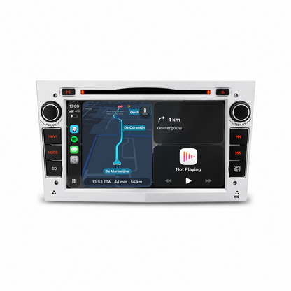Navigation for Opel Silver 7" | Carplay | Android | DAB+ | Bluetooth | WIFI | CD