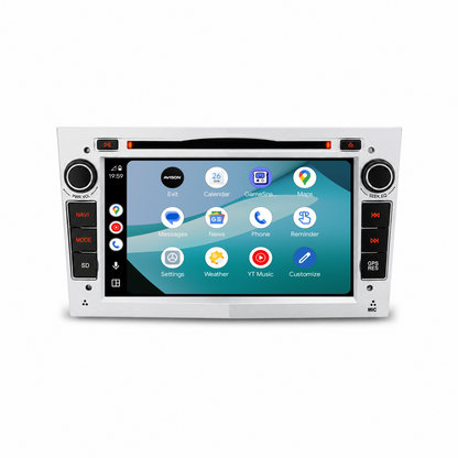 Navigation for Opel Silver 7" | Carplay | Android | DAB+ | Bluetooth | WIFI | CD