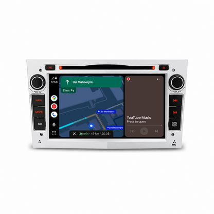 Navigation for Opel Silver 7" | Carplay | Android | DAB+ | Bluetooth | WIFI | CD