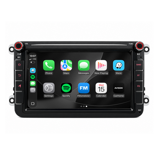 Navigation for VW Seat & Skoda 8 inch | Carplay | Android | DAB+ | Bluetooth | WiFi | AVN-R522