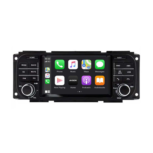 Navigation pour Jeep Grand Cherokee 2002-2006 | CarPlay | Android Auto | WIFI | Bluetooth | QLED