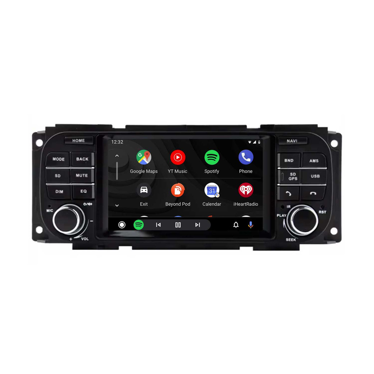 Navigation for Jeep Grand Cherokee 2002-2006 | CarPlay | Android Auto | WIFI | Bluetooth | QLED