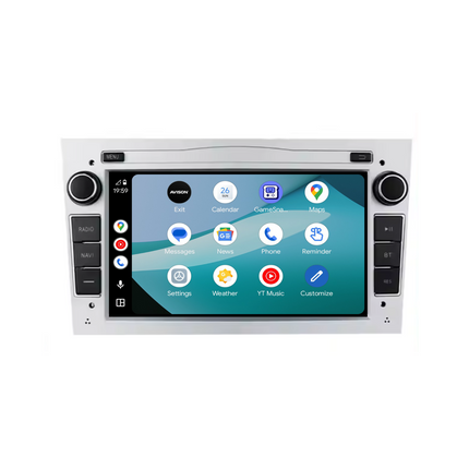 Navigation for Opel Silver 7" | Carplay | Android |  DAB+ | Bluetooth | 32GB