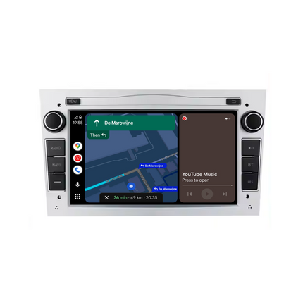 Navigation for Opel Silver 7" | Carplay | Android |  DAB+ | Bluetooth | 32GB