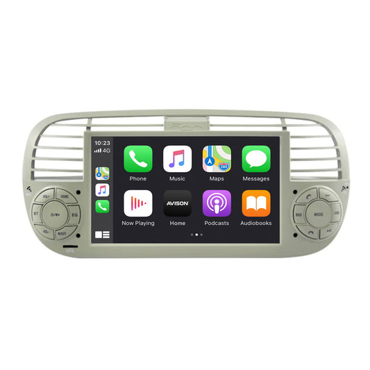 Navigering för Fiat 500 | Carplay | Android | Dab | Bluetooth | Och mer