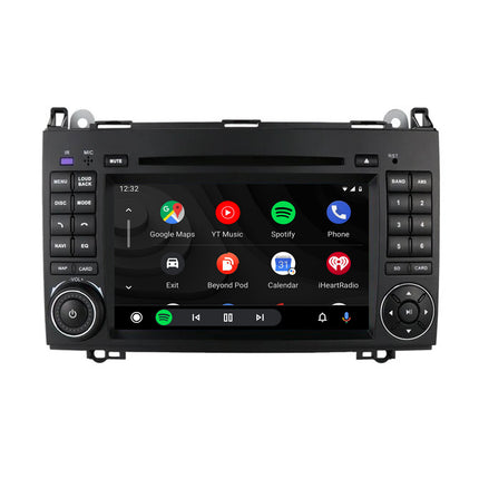 Navigation til Mercedes 7" | CarPlay | Android Auto | DAB+ | Bluetooth