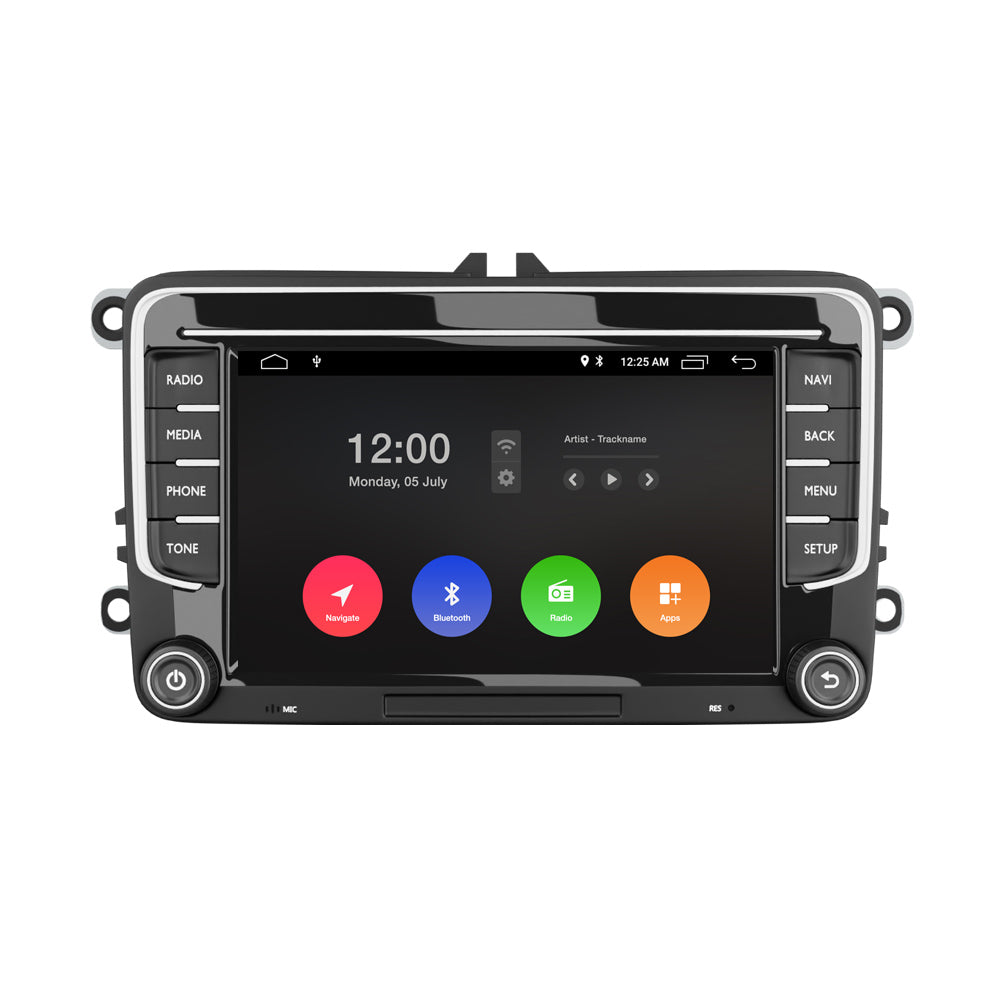 Apple CarPlay & Android Auto Autoradio voor VW, Seat & Skoda - 7" QLED, DAB+, 64GB, GPS - AVN-R570