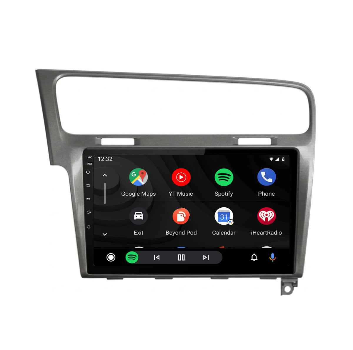 Navigation für VW Golf 7 | Carplay | Android | DAB+ | Bluetooth | 64 GB | Grau