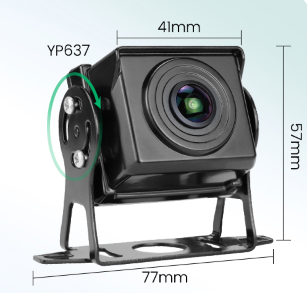 Cámara de visión trasera 1080P AHD para vehículos grandes | Robusta | Objetivo gran angular 170 | Cable 15M