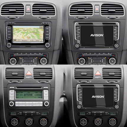 Nawigacja dla VW Seat & Skoda 7" | CarPlay | Android Auto | DAB | 4 Core | 32GB