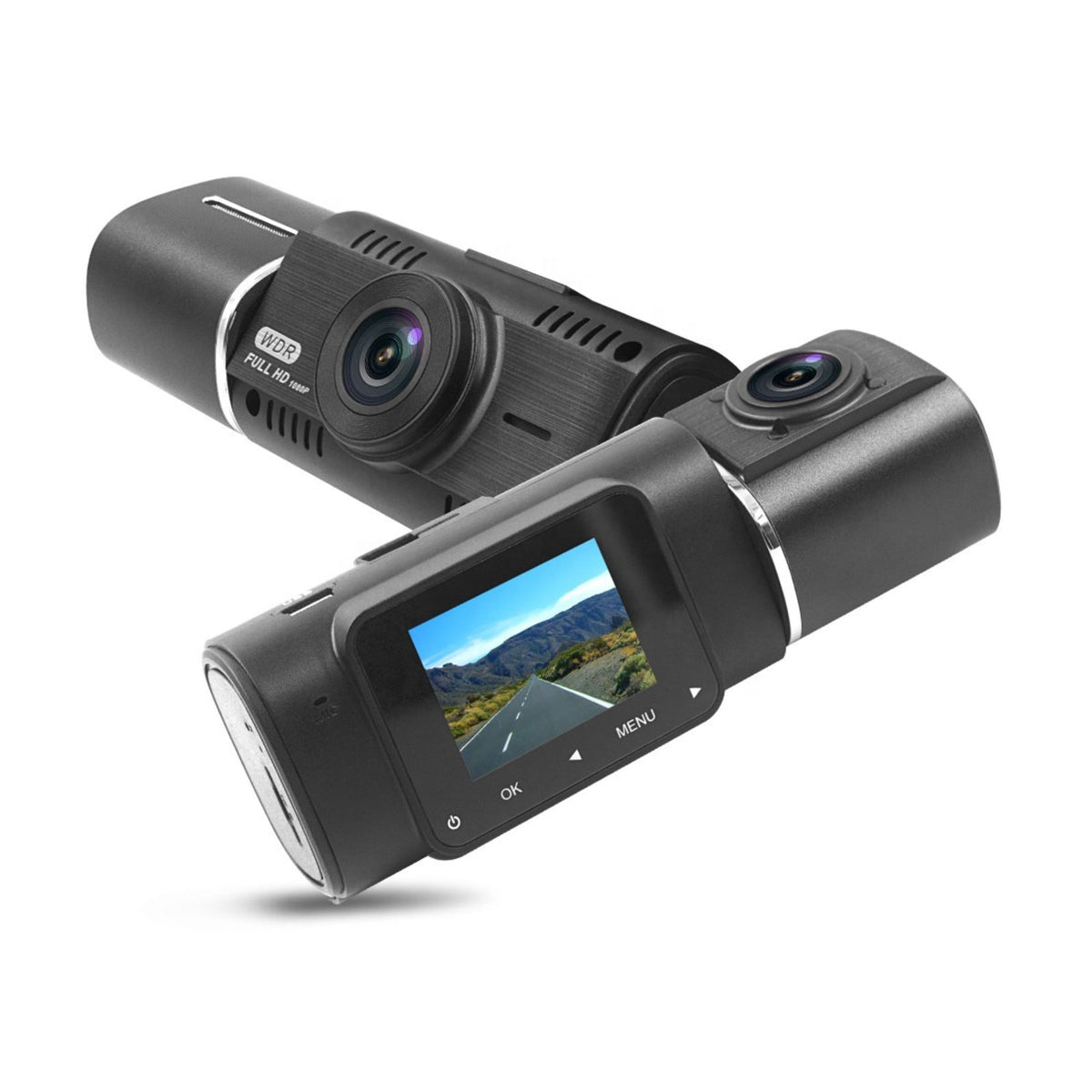Avison trippelbilkamera med IPS-skärm och 64 GB
