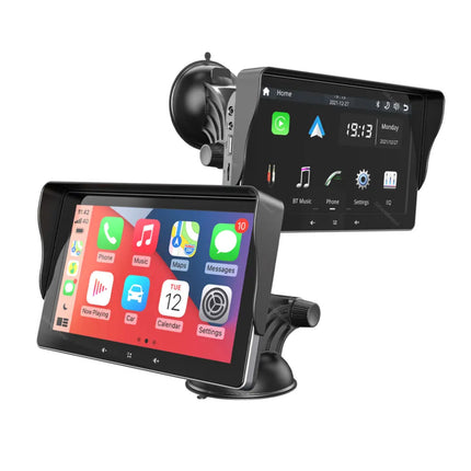 Tragbares Navigationssystem mit CarPlay und Android Auto | 7" HD | Bluetooth | FM Transmitter