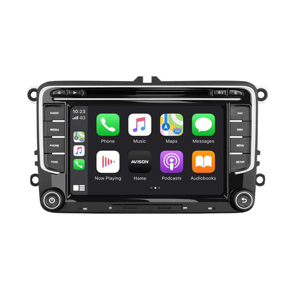 Navigation för VW Seat & Skoda 7" | Carplay | Android | WIFI | DAB+ | 128GB