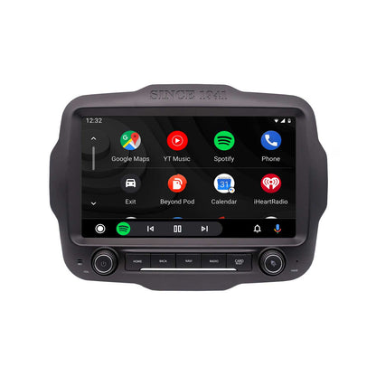 Navigazione per Jeep Renegade 2015-2020 | CarPlay | Android Auto | WIFI | Bluetooth | QLED