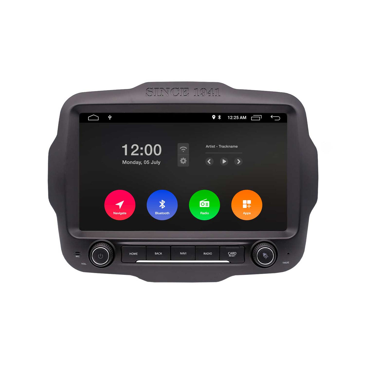 Navigazione per Jeep Renegade 2015-2020 | CarPlay | Android Auto | WIFI | Bluetooth | QLED