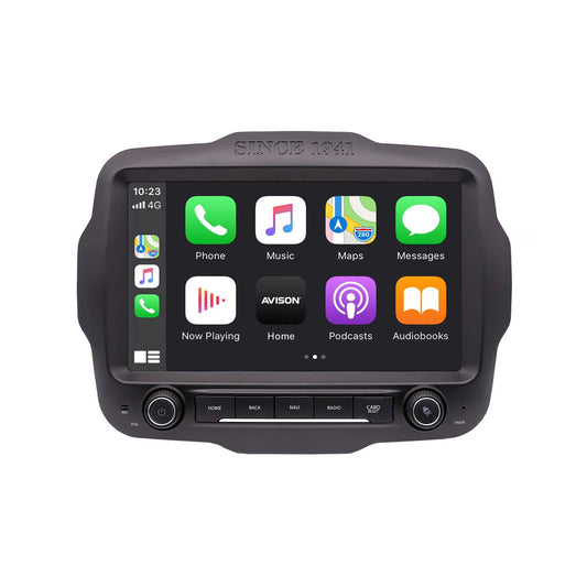 Navigation pour Jeep Renegade 2015-2020 | CarPlay | Android Auto | WIFI | Bluetooth | QLED