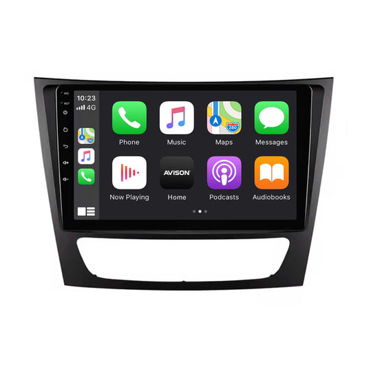 Navigatore per Mercedes G CLS Classe E | 9 pollici | Carplay | Android | DAB | Bluetooth