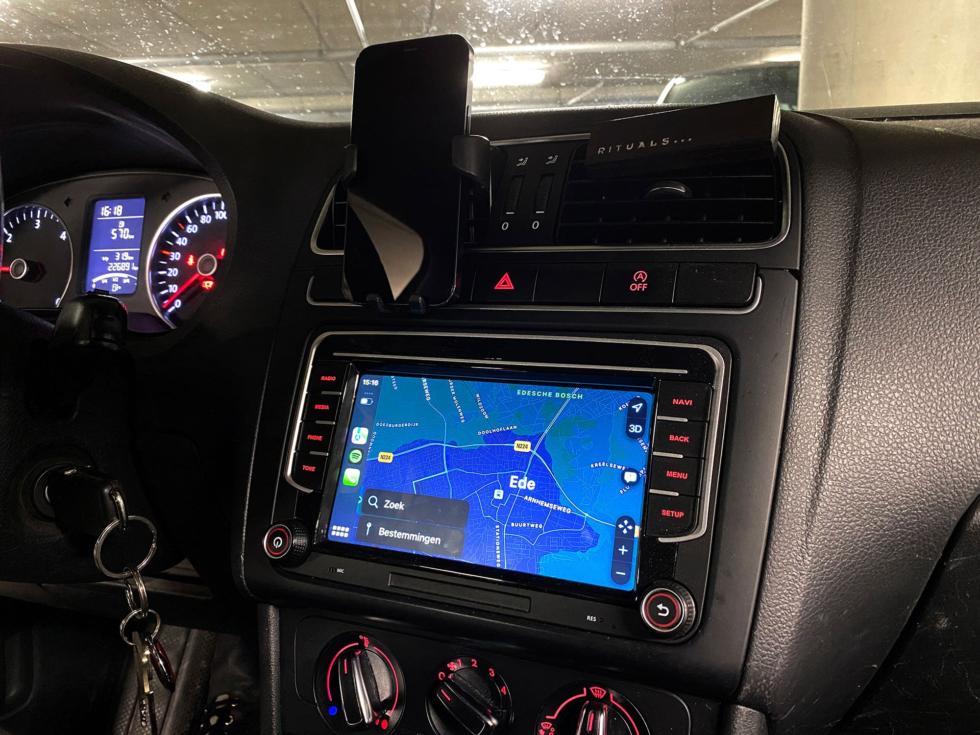 Navegador para VW Seat & Skoda 7, Carplay Wireless, Android Auto