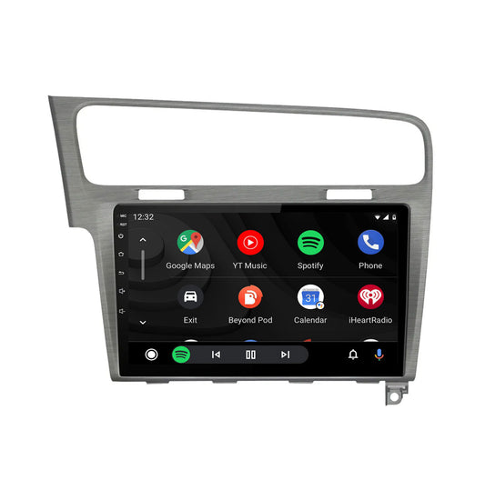 Golf 7 CarPlay Android Auto Autoradio Geborsteld Grijs