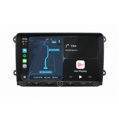 9" QLED Car Radio Navigation for VW, Seat & Skoda - Wireless CarPlay & Android Auto - AVN-R597