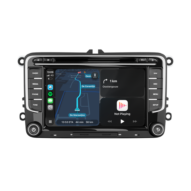 Navegación para VW Seat & Skoda 7" | Carplay | Android | WIFI | DAB+ | 128GB