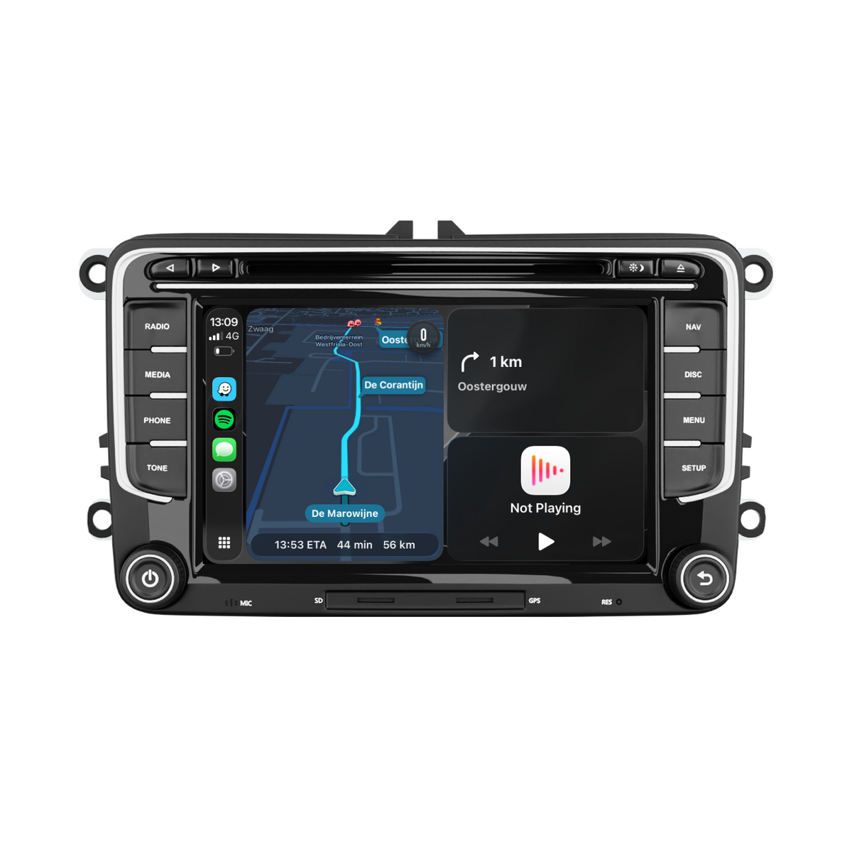Navigation für VW Seat & Skoda 7" | Carplay | Android | WIFI | DAB+ | 128GB