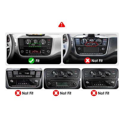 Navegación para Volkswagen UP 2017-2023 | CarPlay | Android Auto | WIFI | Bluetooth | QLED | XR4