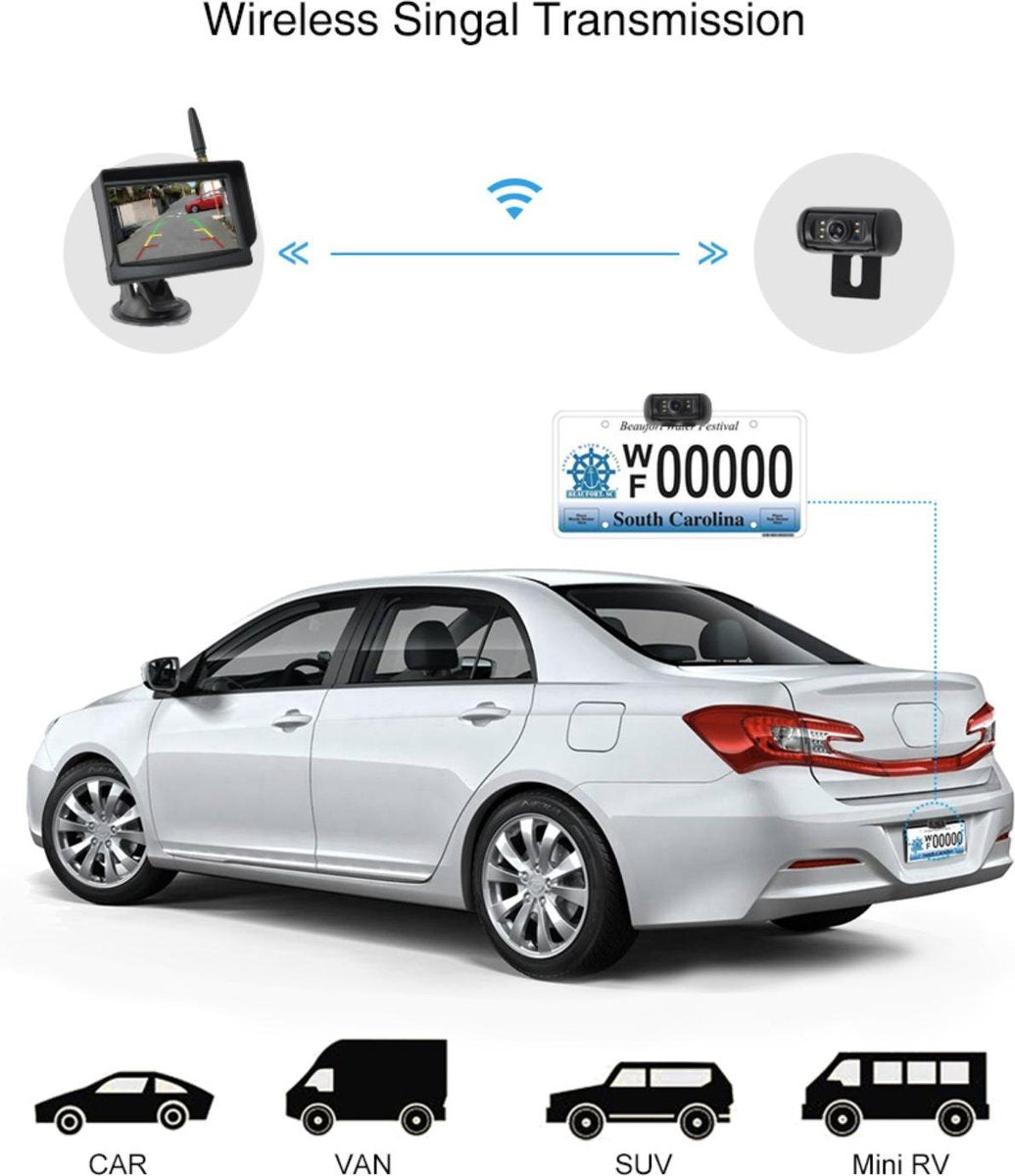 Wireless Reversing Camera Set | Car | Caravan | Truck | SUV | Universa ...