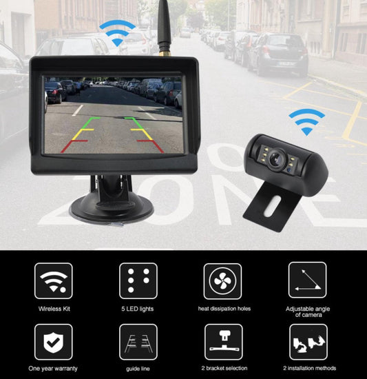 Wireless Reversing Camera Set | Car | Caravan | Truck | SUV | Universal | 20M