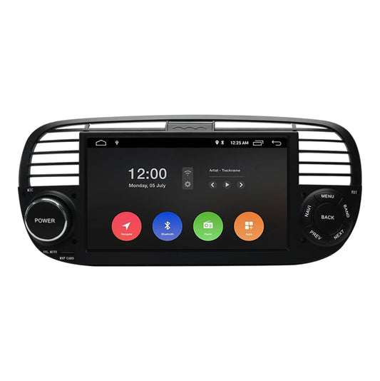 Navigering för Fiat 500 | Carplay | Android | Dab | Bluetooth | Och mer