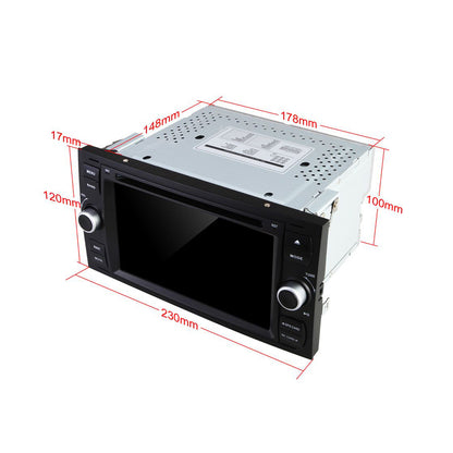 Autoradio & Navigatie voor Ford | Mirrorlink | WIFI | DAB+ | Bluetooth | 32GB