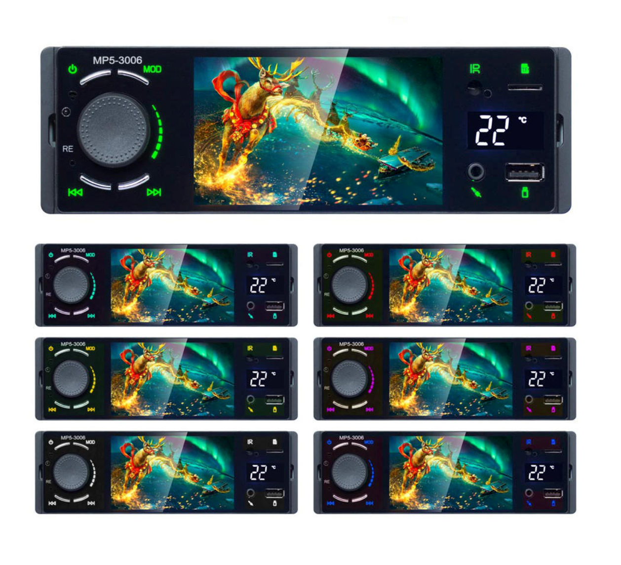 1 Din Autoradio Audio Bluetooth Mp5 Rds Usb Fm Radio Multimédia 4 Led Mini Caméra De Recul 1 Din Autoradio Audio Bluetooth Mp5 Rds Usb Fm Radio Multimédia 4 Led Mini Caméra De Recul