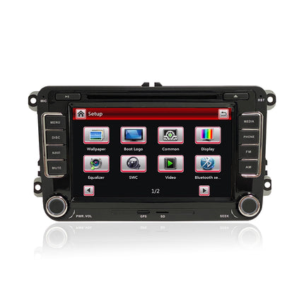 Autoradio & Navigation für VW Seat & Skoda 7" | Bluetooth | DAB+ | Mehrsprachige Weltkarte