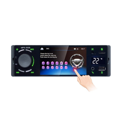 Universal 1 din bilstereo med 4 "skärm | Bluetooth | FM | aux | kamera