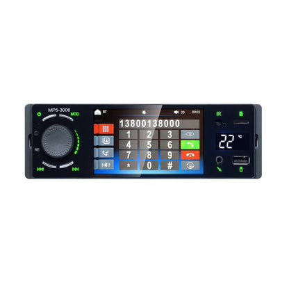 1 DIN Autoradio Met 4" Touchscherm | Bluetooth | FM | AUX | Camera