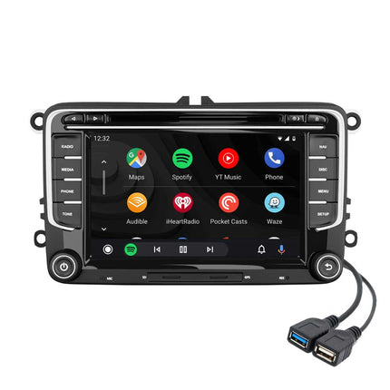 Navigation för VW Seat & Skoda 7" | Carplay Wireless | Android Auto | DAB+ | 64 GB