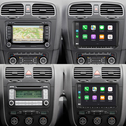 Nawigacja dla VW Seat & Skoda 9 "| Carplay Wireless | Android Auto | DAB+ | Android | 32 GB